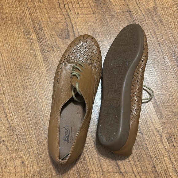 Bass | Leather Woven Lace Up Platforms - Picture 14 of 16